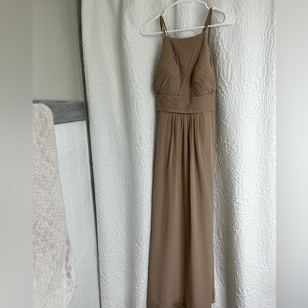 Azazie Taupe Bridesmaid Dress